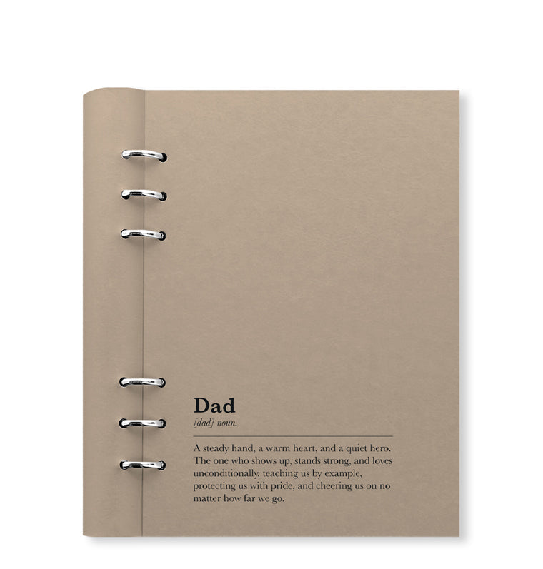 Clipbook Father's Day A5 Organizer Dad Noun Sand 145314