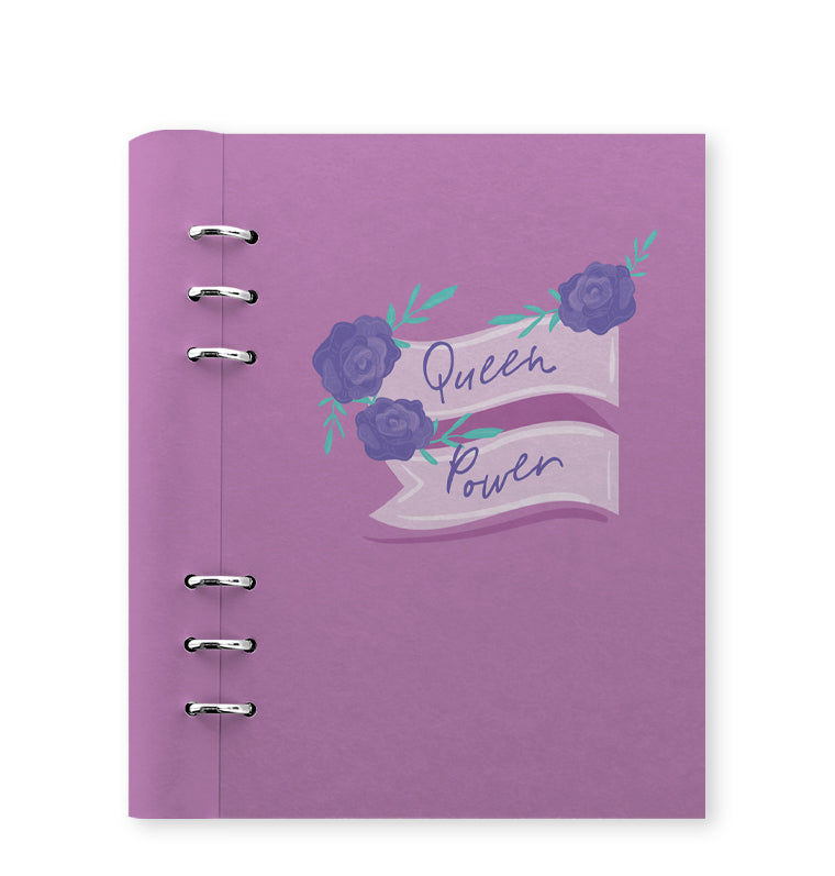Clipbook Women's Day A5 Organizer Queen Power Violet 145262