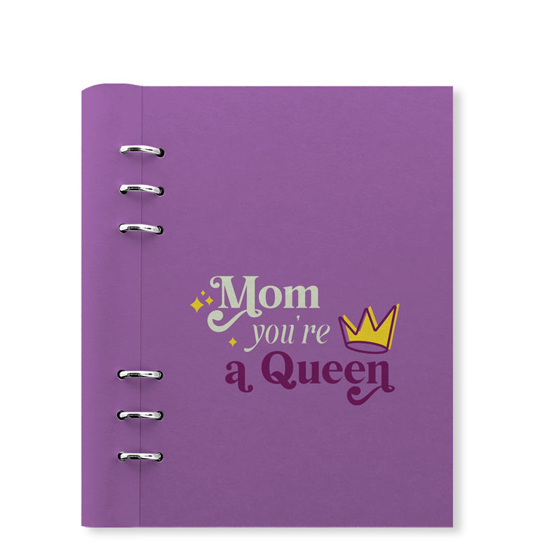 Filofax Clipbook Mother's Day A5 Organizer Queen Purple 145278