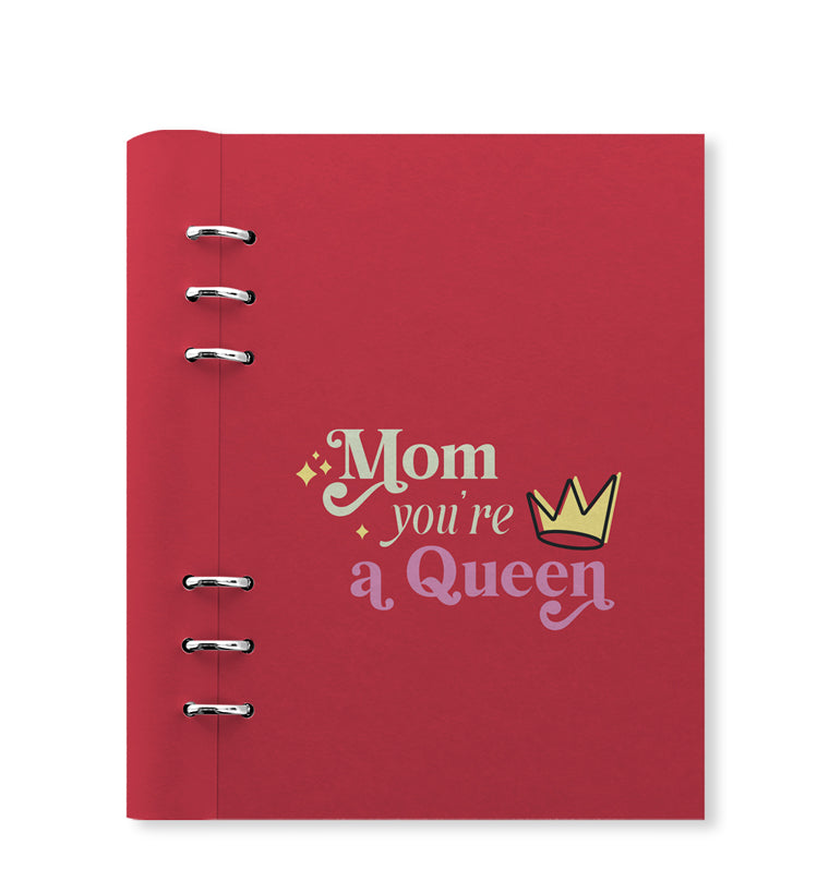 Filofax Clipbook Mother's Day A5 Organizer Queen Red 145279