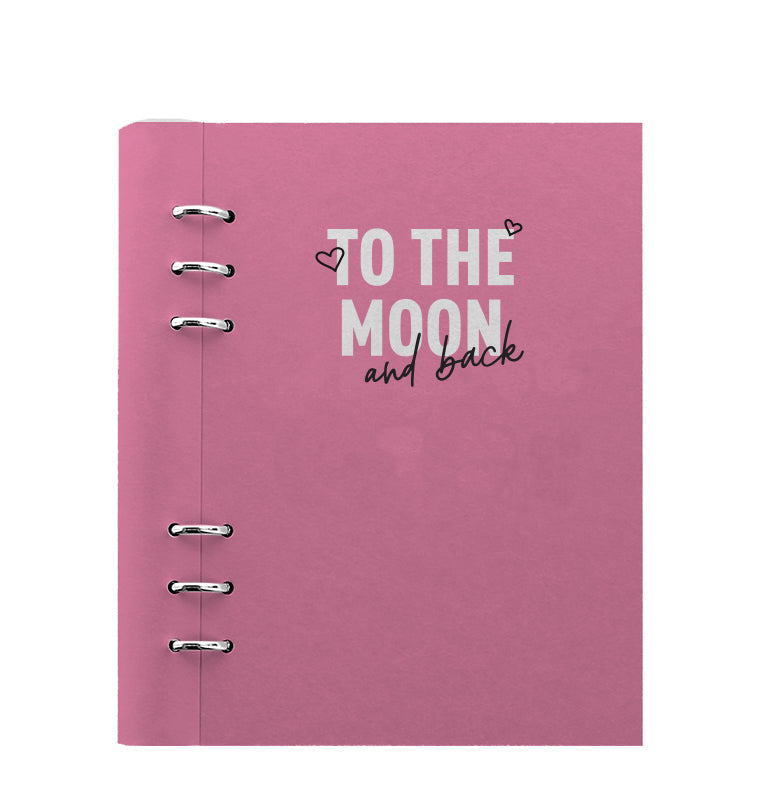 Clipbook Love A5 Organizer To The Moon Pink 145250