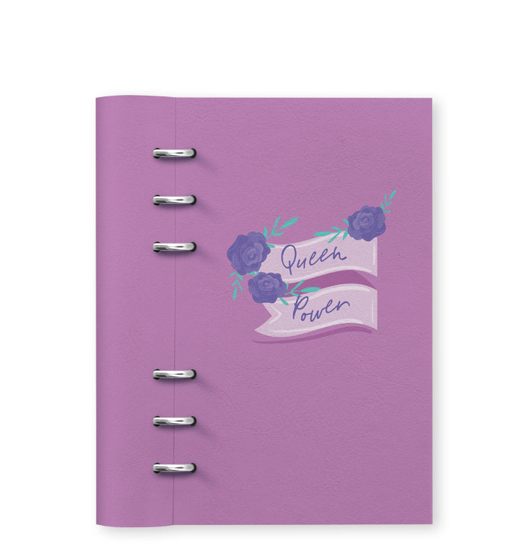 Clipbook Women's Day Personal Organizer Queen Power Violet 145268