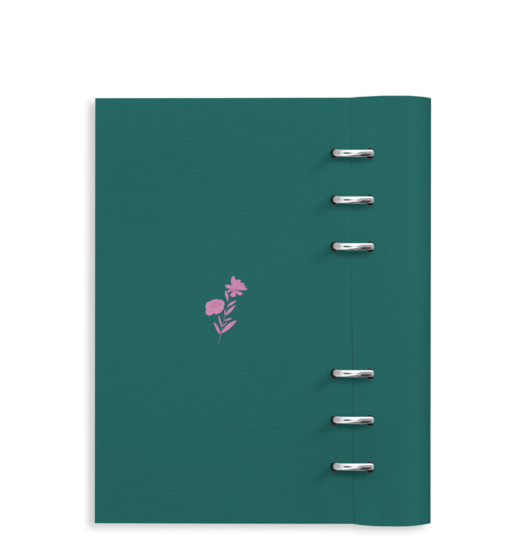 Clipbook Mother's Day Personal Organizer  Bouquet Green Filofax 145282