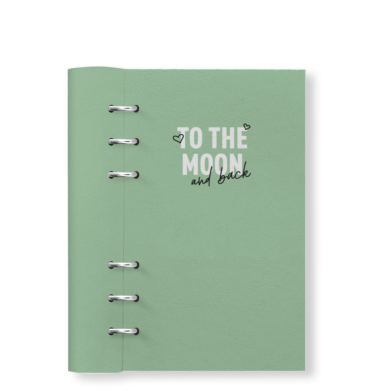 Clipbook Love Personal Organizer To The Moon Mint 145260