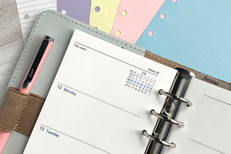 Filofax A5 Domino Soft Organizer - Light Blue Filofax A5 Domino Soft Organizer - Light Blue