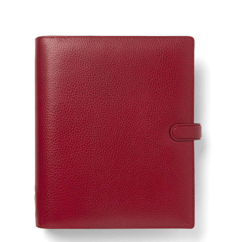 Filofax Finsbury A5 Leather Organizer Scarlet 022394