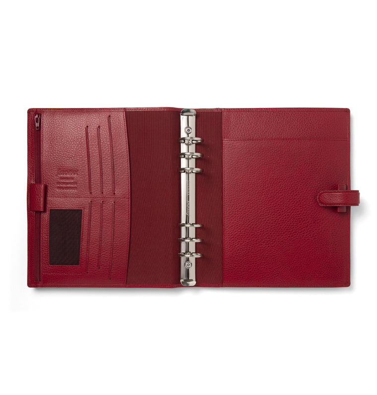 Filofax Finsbury A5 Leather Organizer Scarlet 022394