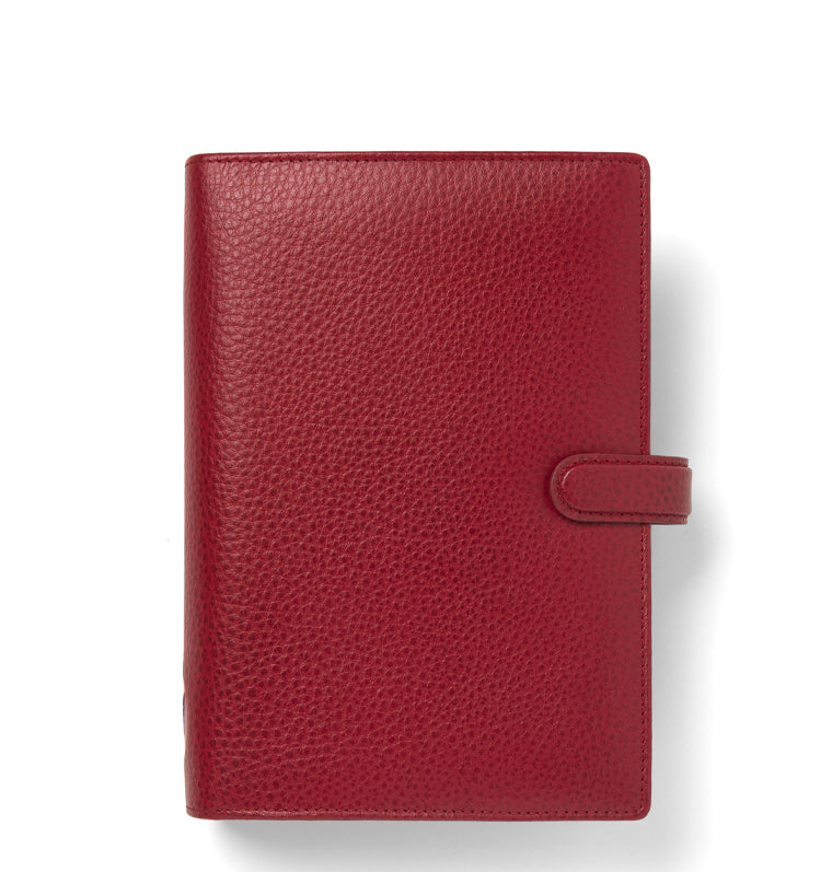 Filofax Finsbury Personal Leather Organizer Scarlet 022395