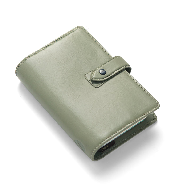 Malden Personal Leather Organizer in Vetiver 022397