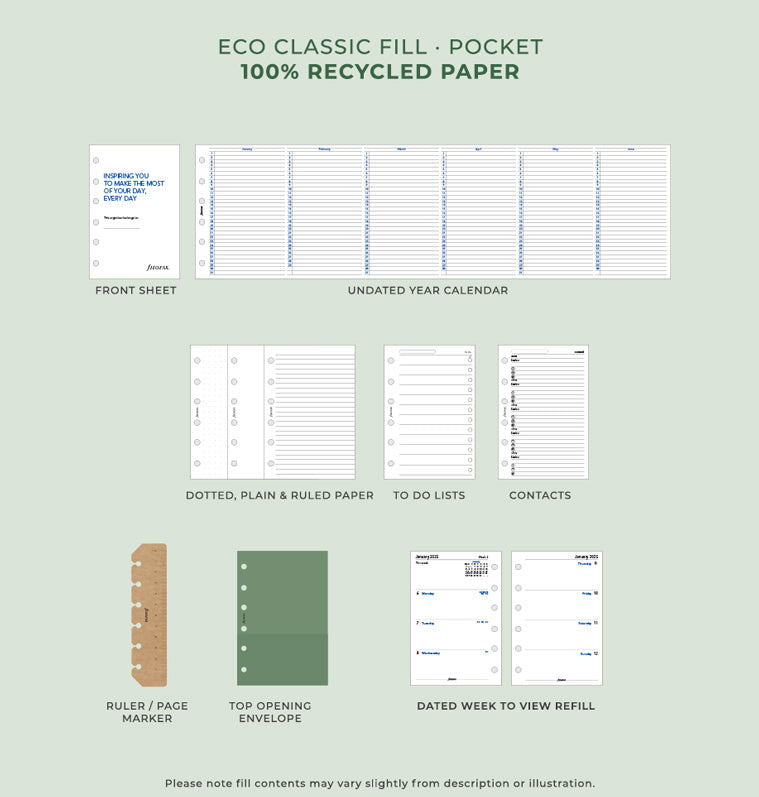 Eco Classic Fill - Pocket