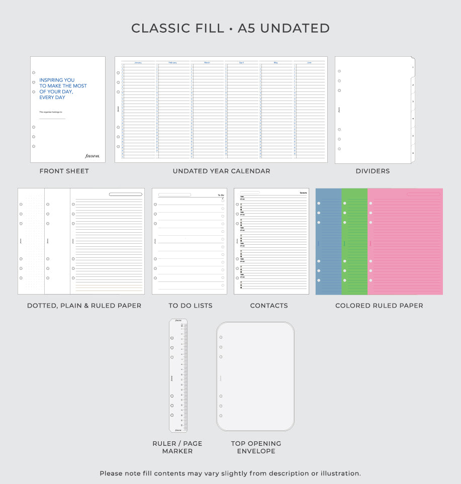 Domino Patent A5 Organizer - Filofax – Filofax US