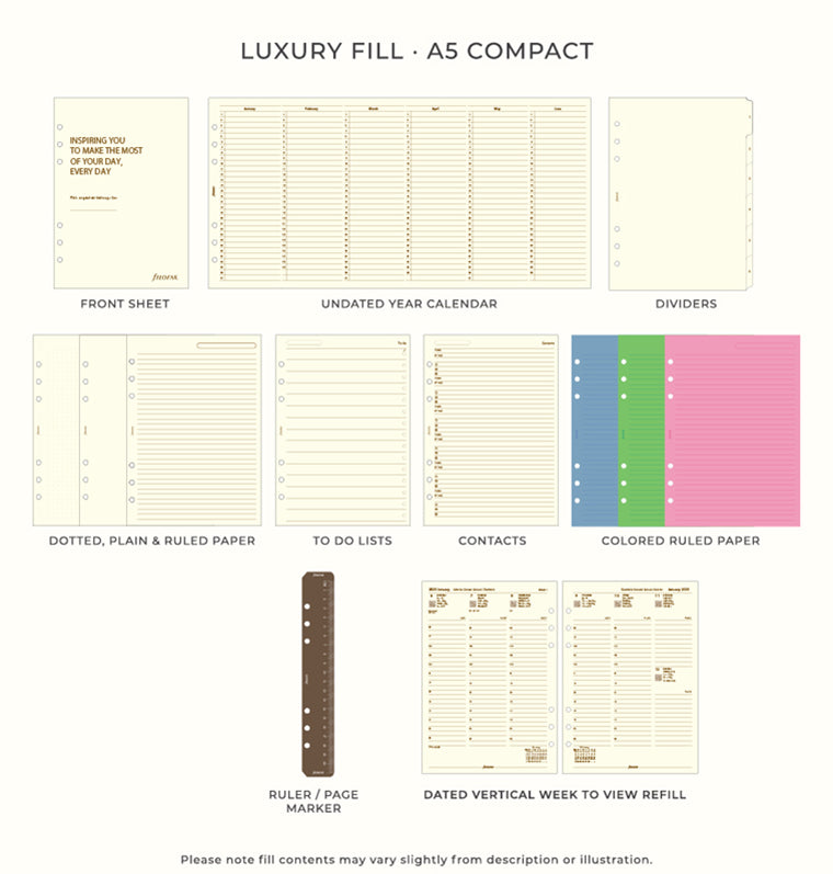 Luxury Fill - A5 Compact