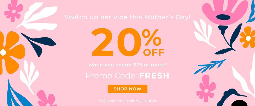 20% off when you spend $75 or more with promo code: FRESH* | Shop now >