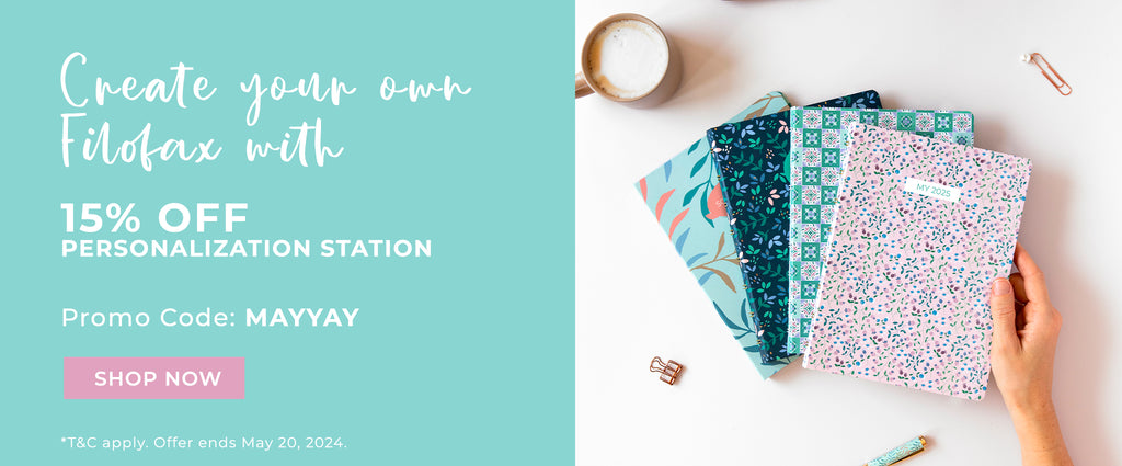 15% off Personalization Station with promo code: MAYYAY*