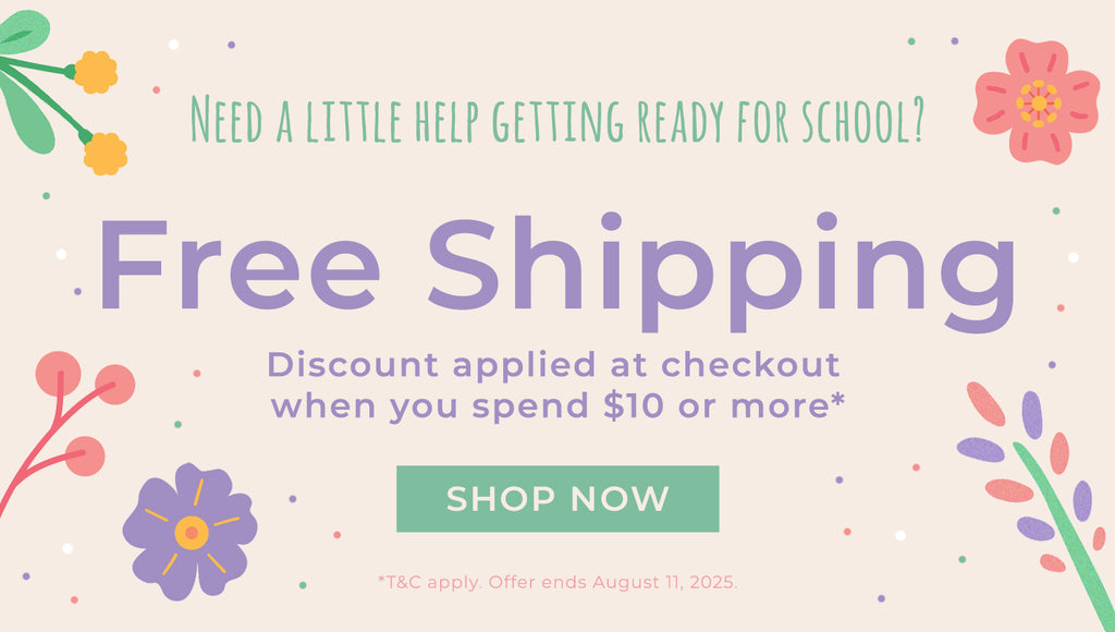 Free standard Shipping on all orders when you spend $10 or more*