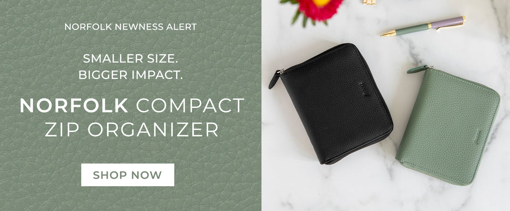 New: Norfolk Pocket Compact Zip Organizer
