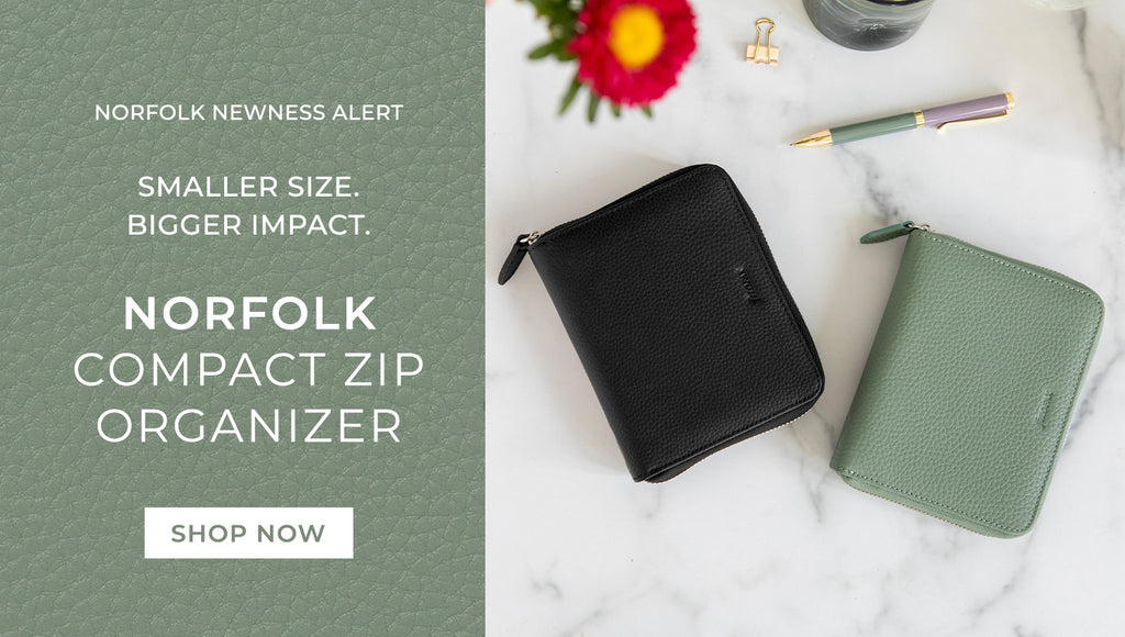 New: Norfolk Pocket Compact Zip Organizer