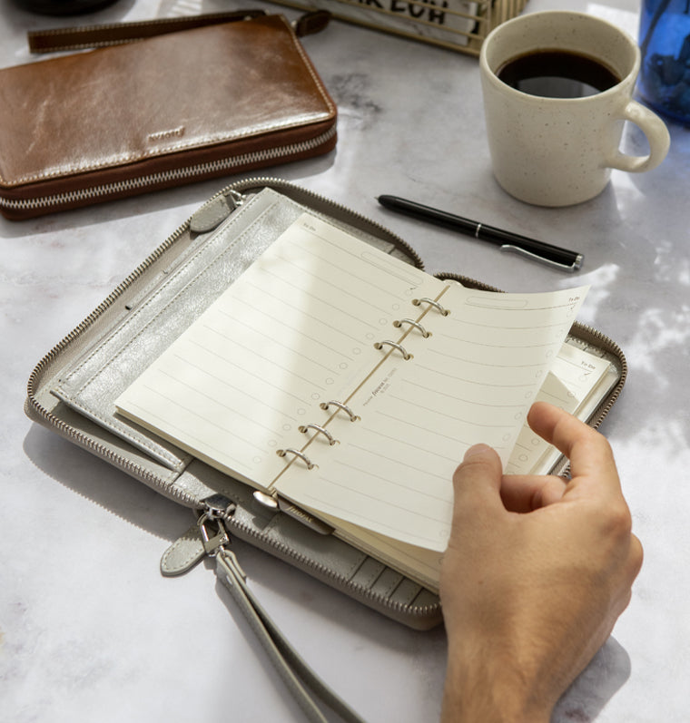 Malden Leather Organizer - Personal Compact Zip | Filofax – Filofax US