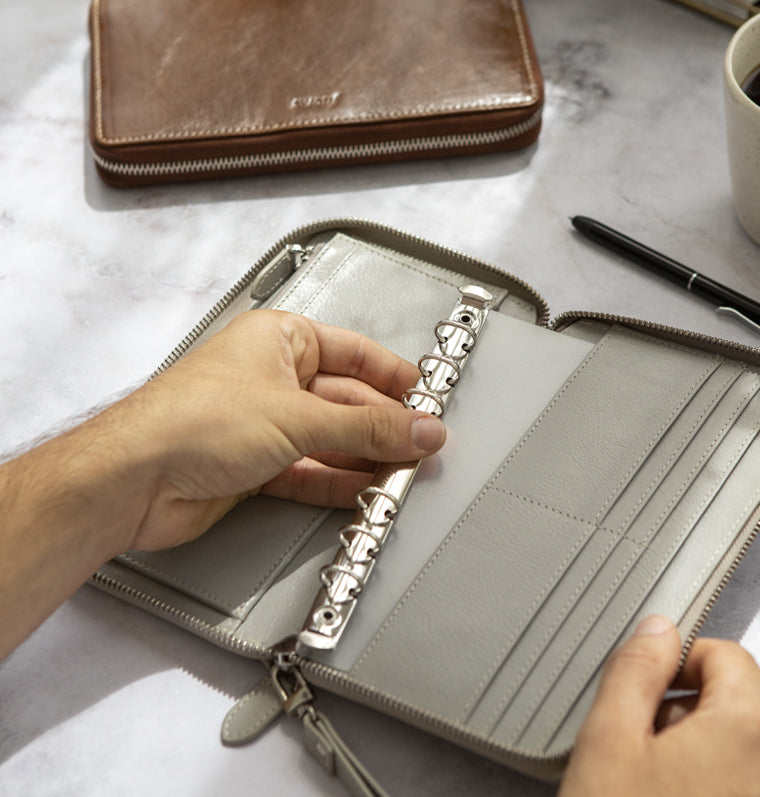 Malden Leather Organizer - Personal Compact Zip | Filofax – Filofax US