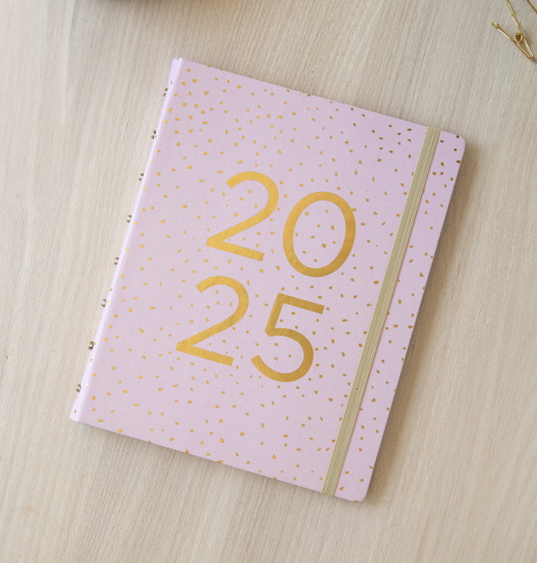 Confetti A5 Planner 2025 Rose Quartz