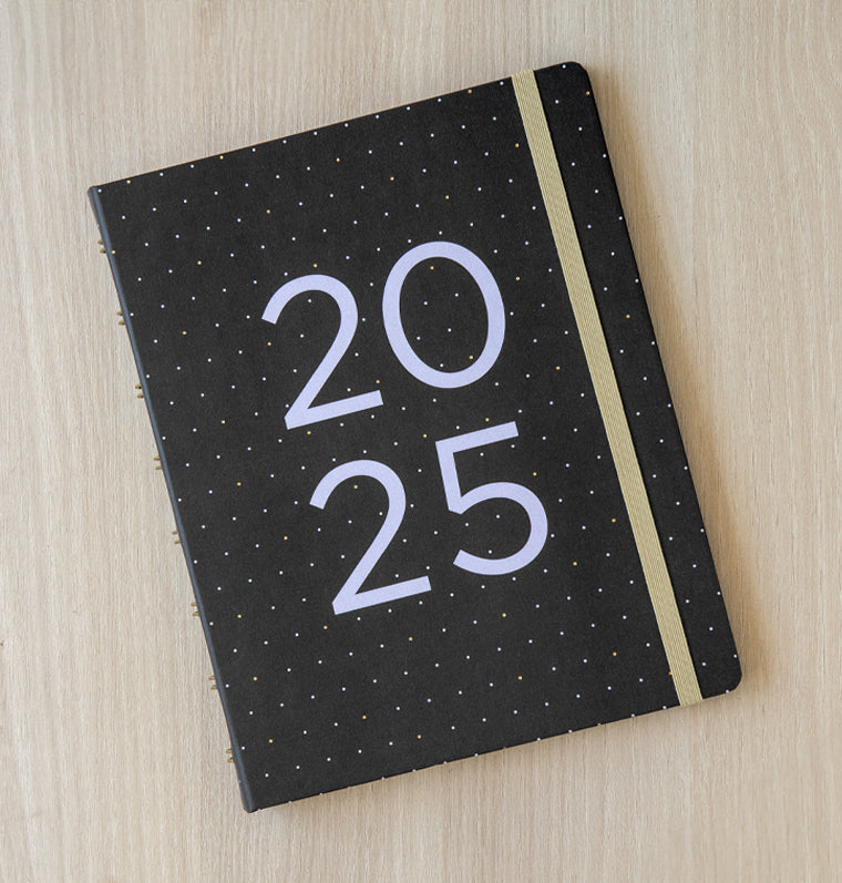 Moonlight A5 Planner Black 2025