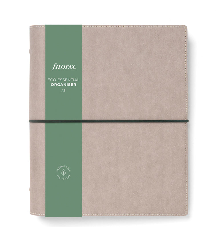 Filofax Eco Essential A5 Organizer Ash Grey - Packaging