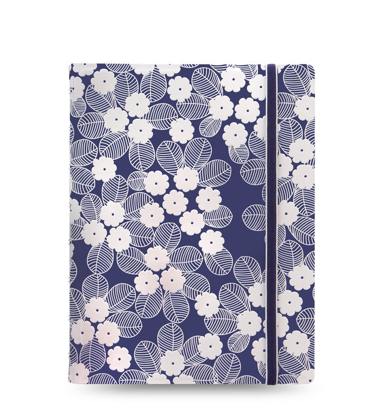 Impressions A5 Refillable Notebook Navy/White