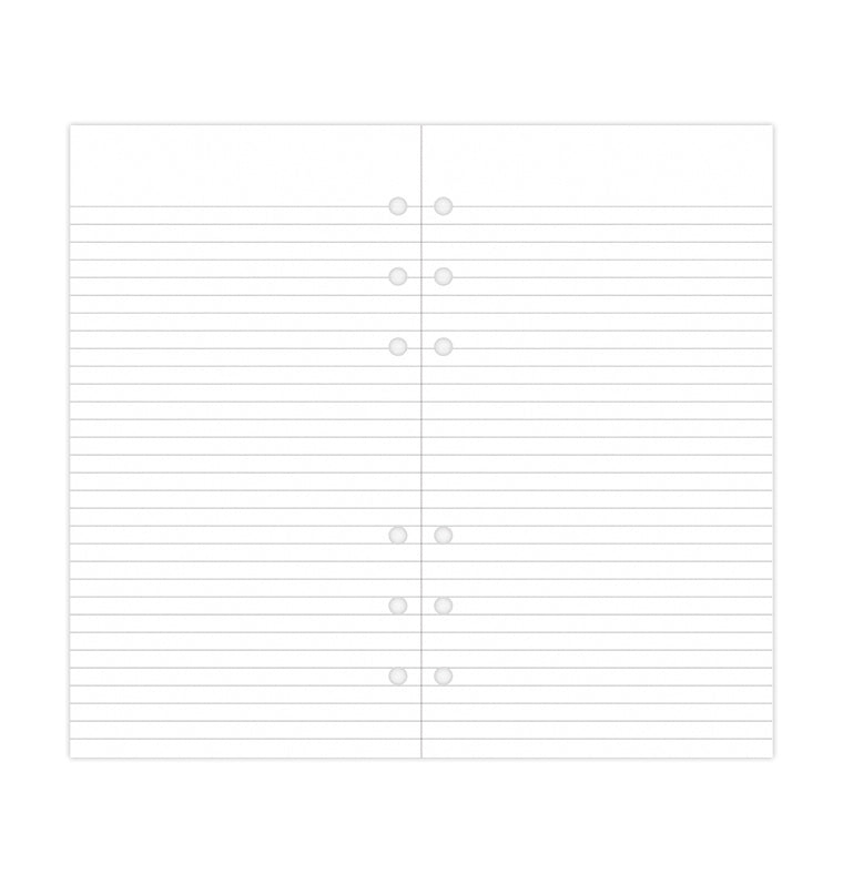 White Ruled Notepad Personal Refill - Filofax – Filofax US