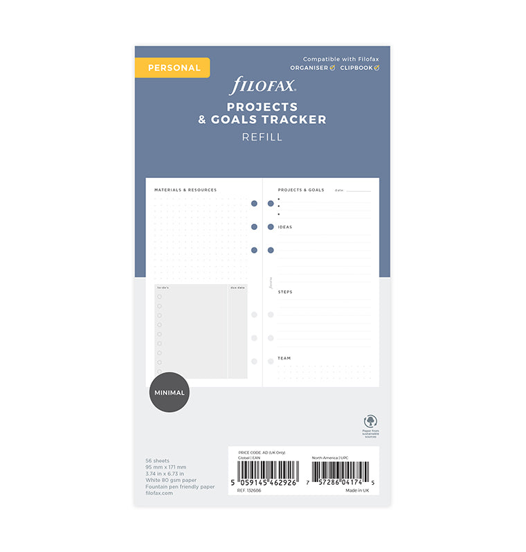Filofax Clipbook Classic Pastel A4 Égkék | Krenn Naptárház
