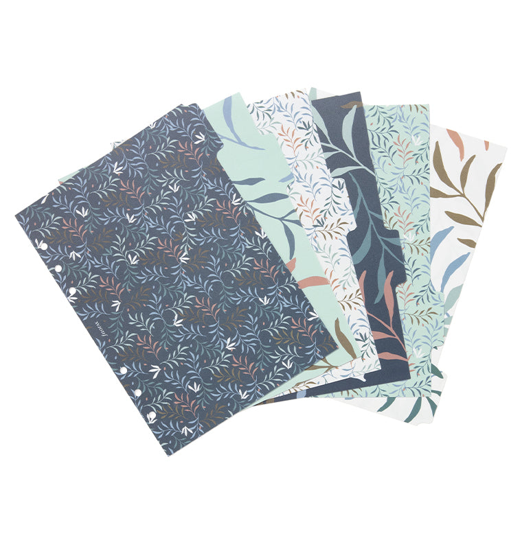 Filofax Notitieboek A4 Botanical Mint | My Lovely Notebook Filofax Notitieboek A4 Botanical Mint | My Lovely Notebook