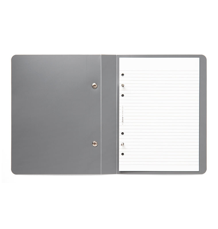 Storage Binder for Filofax Organizer and Clipbook Refills - A5 Size - Gray