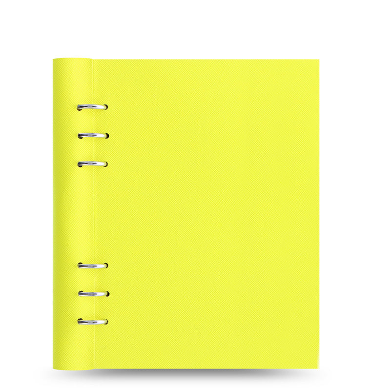 Clipbook Saffiano Fluoro A5 Notebook