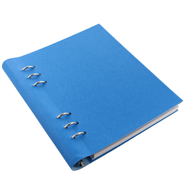 Clipbook Saffiano Fluoro A5 Notebook Blue