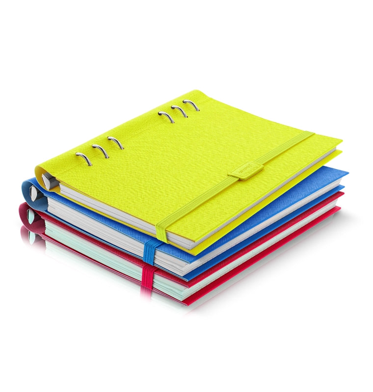 Filofax Saffiano Fluoro A5 Elastic Closure Fluoro 