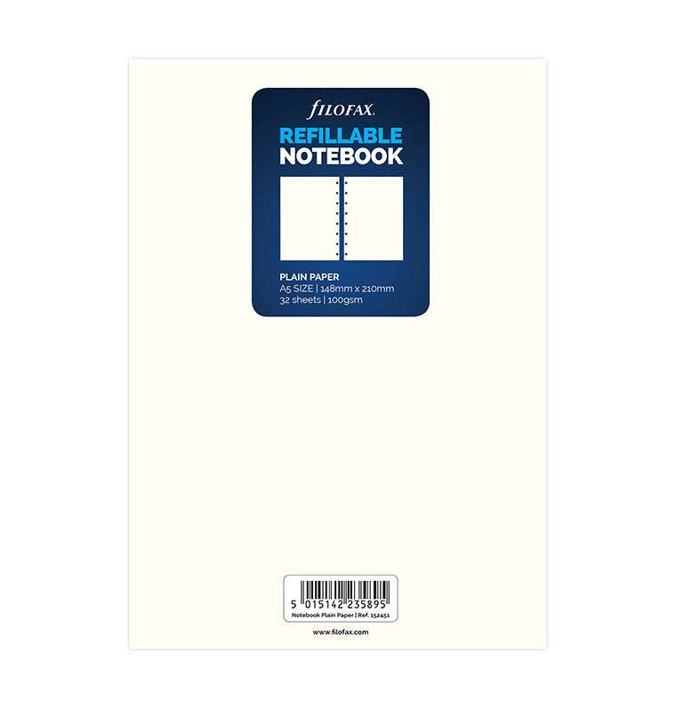 Filofax Notebook Executive Plain Paper Refill - Filofax – Filofax US