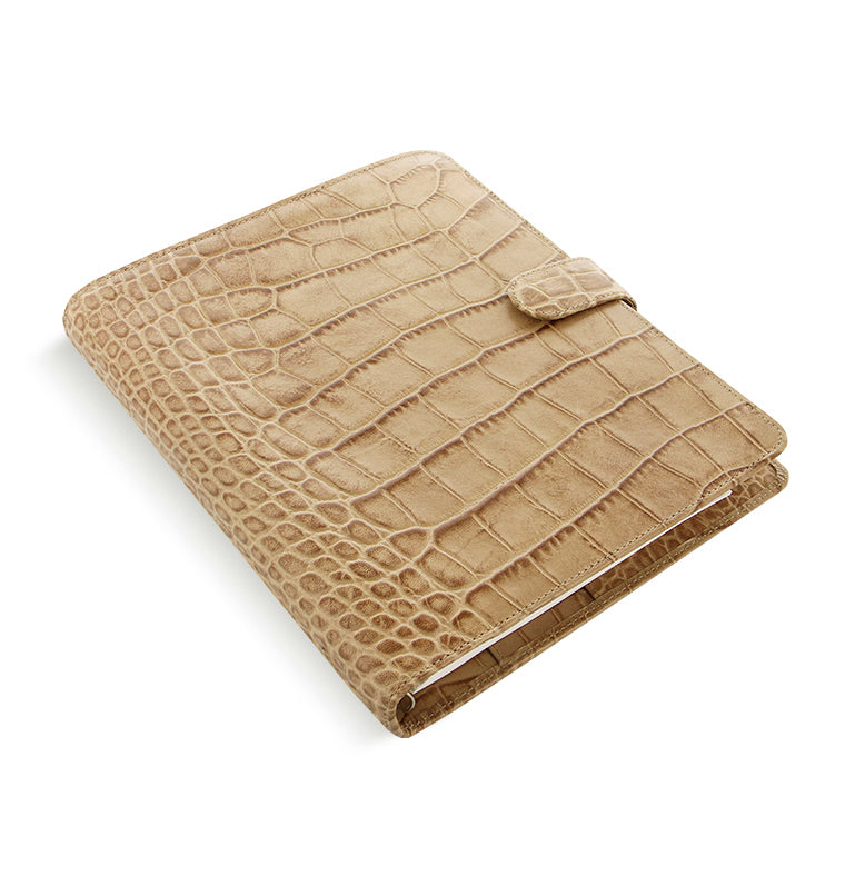 Classic Croc A5 Organizer Fawn Beige Iso View