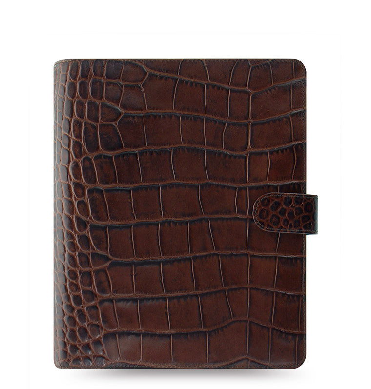 Classic Croc A5 Leather Leather Organizer - Filofax – Filofax US