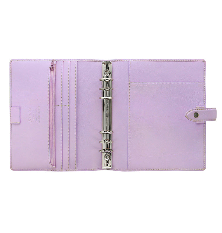 Malden A5 Organizer Orchid Leather Open