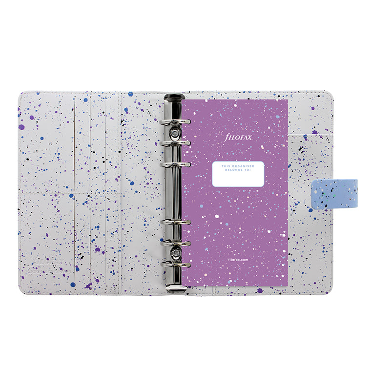 Expressions Personal Organizer in Sky Blue Inside
