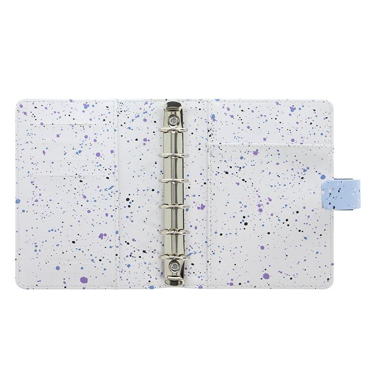 Expressions Pocket Organizer in Sky Blue Open