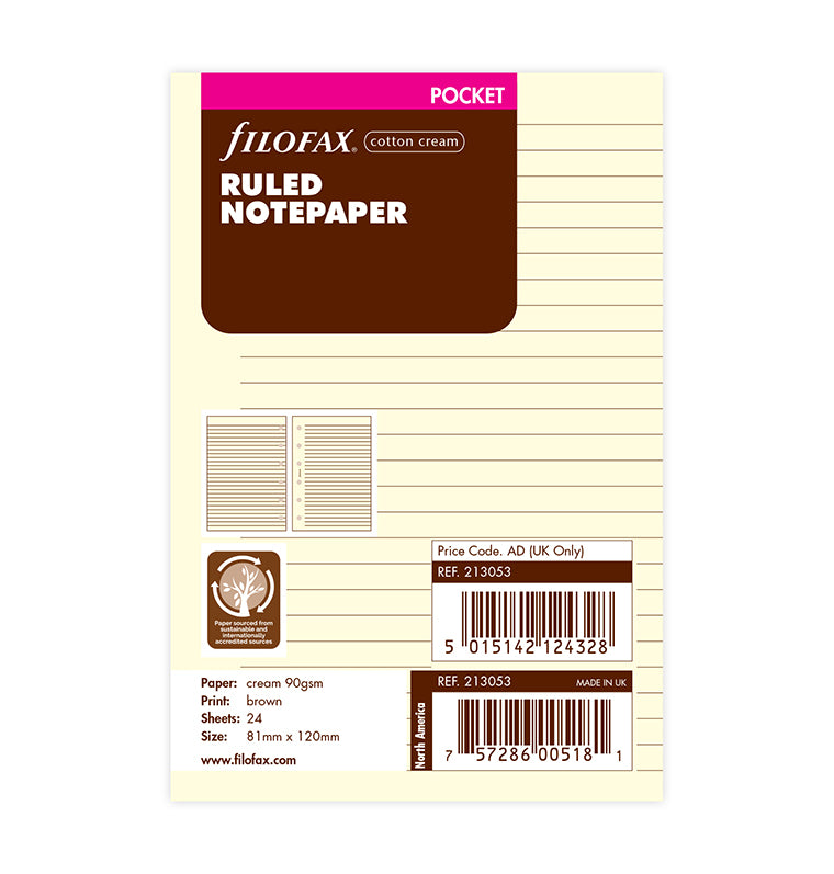Vertical Year Planner Pocket Cotton Cream 2024 - Filofax – Filofax US