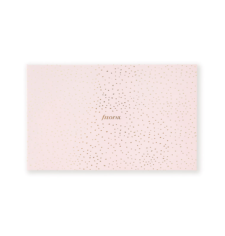 Confetti Personal Organizer Gift Set Rose Quartz | Filofax