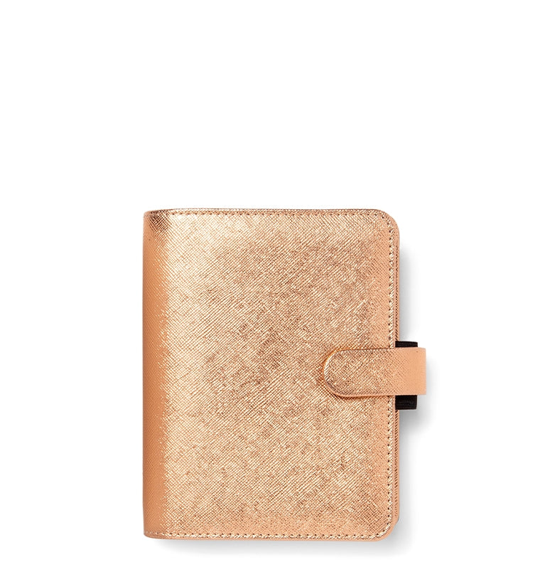 Filofax A6 A5 Saffiano Organizer Rose Gold- Special Edition, Sophisticated  Classic Leather-look Cover In Bright on Trend Colors