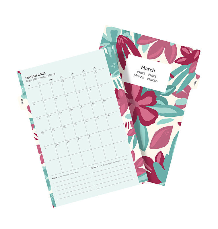  Filofax Calendar Diary Refill, A5 Size, Day on One Page with  Appointments, White Paper, Multilingual: Five Languages, 2024 (C68515-24) :  Office Products