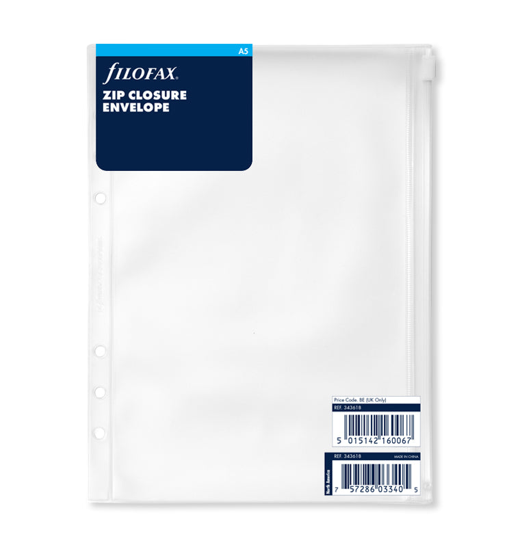 Filofax Zip Closure Envelope - A5