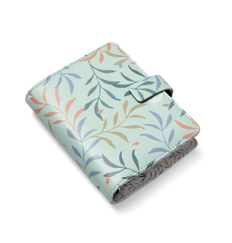 hoverBotanical Pocket Organizer in Mint Iso View