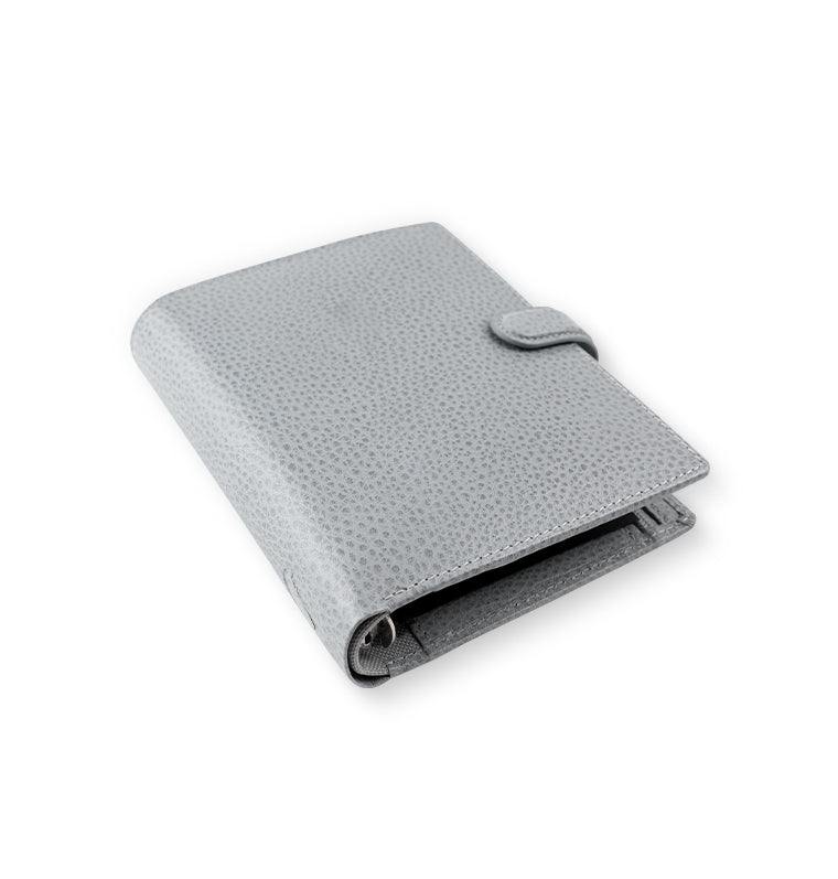 Finsbury Pocket Organizer Slate Gray Leather Iso View
