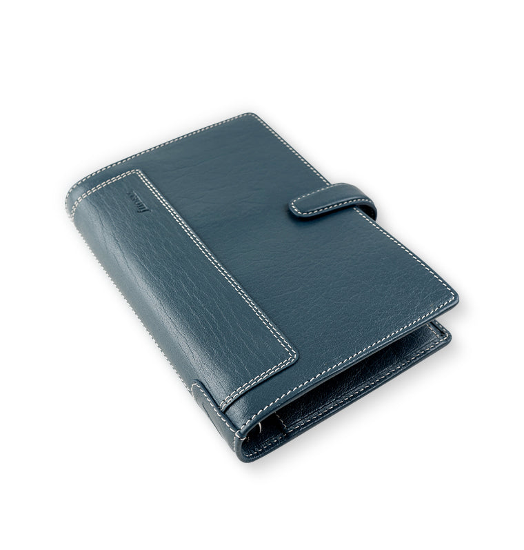 Holborn Personal Organizer Blue Leather Iso View