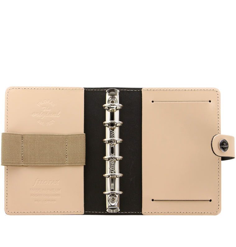 The Original Patent Leather Pocket Organizer Beige Nude Iso View