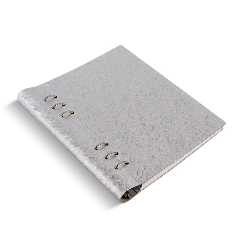 Clipbook Saffiano Metallic A5 Notebook